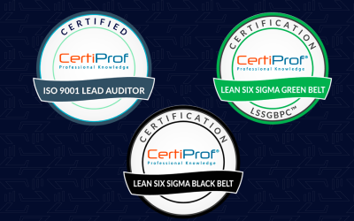 ISO 9001 Lead Auditor + Lean Six Sigma Green Belt y Black Belt